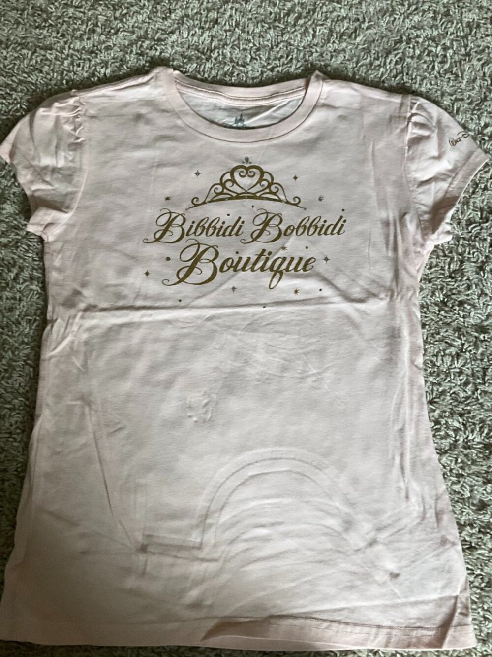 walt disney world magic kingdom park bibbidi bobbidi boutique t-shirt for girls.